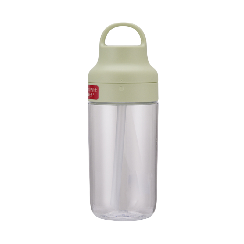 Children School Anti-drop Plastic Water Bottle With Straw