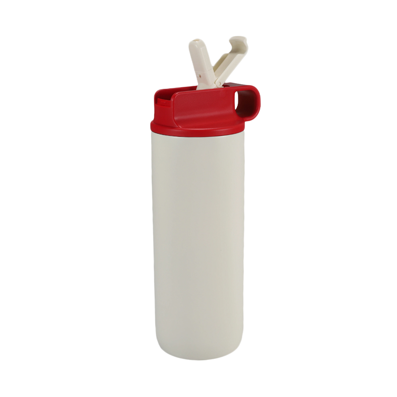 25oz Stainless Steel Vacuum Drinking Water Bottle With Straw