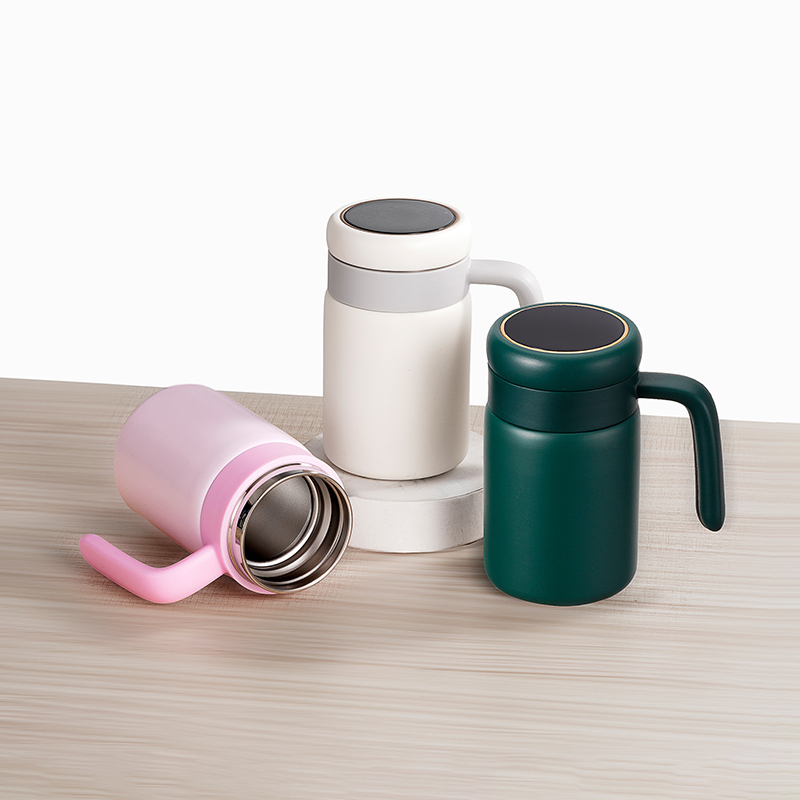 400ml Stainless Steel Thermal Coffee Tea Mug With Infuser