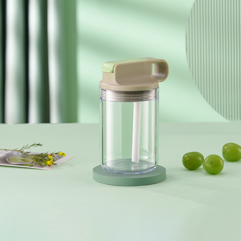BPA Free Reusable Sippy Cup Coffee Tumbler With Handle